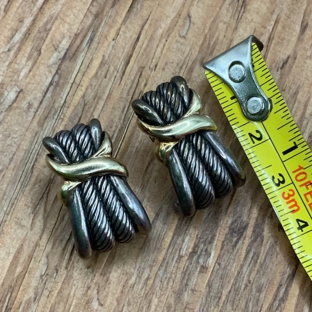 David Yurman 925 Vintage Double X Twisted Fren